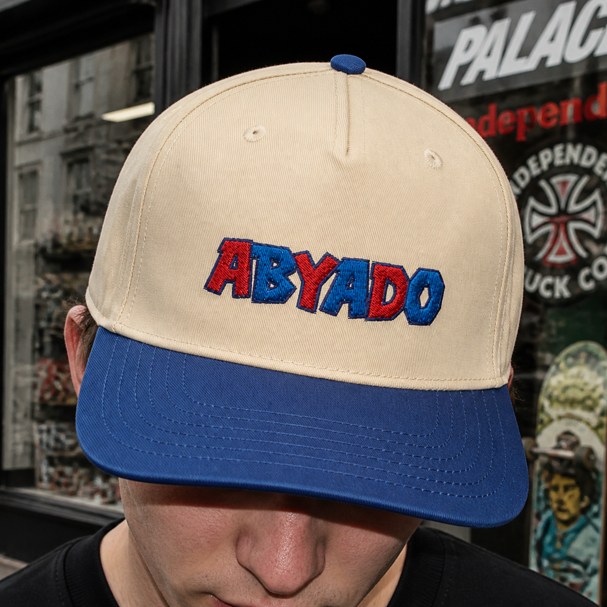 Bazooka Hat lifestyle — Royal Natural close-up