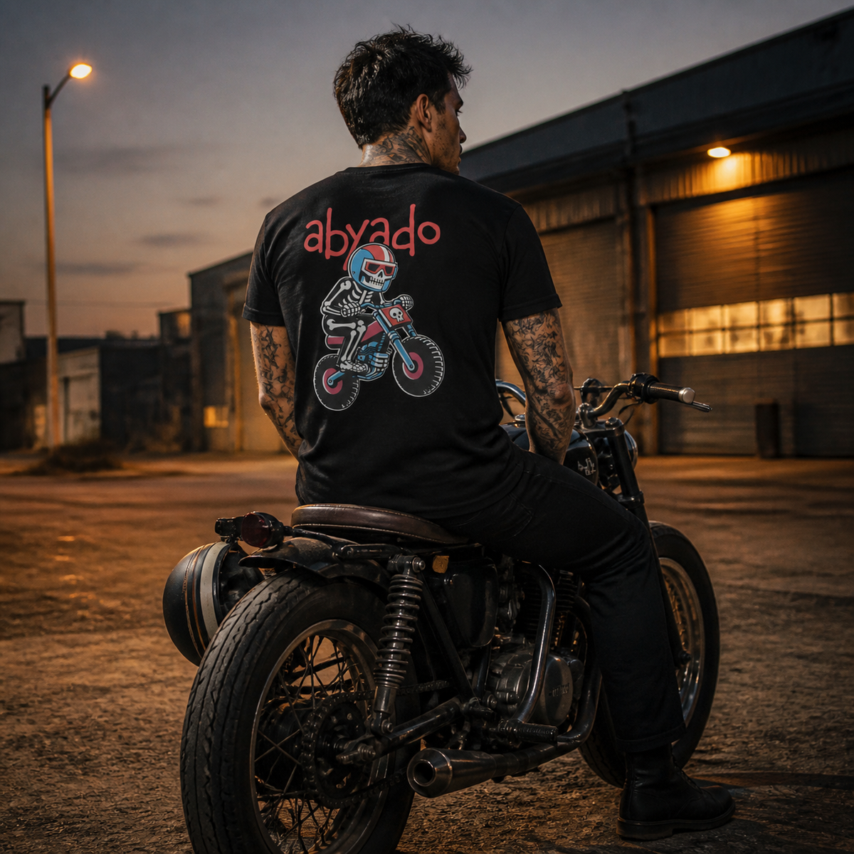 Dead Rider Tee lifestyle — Black