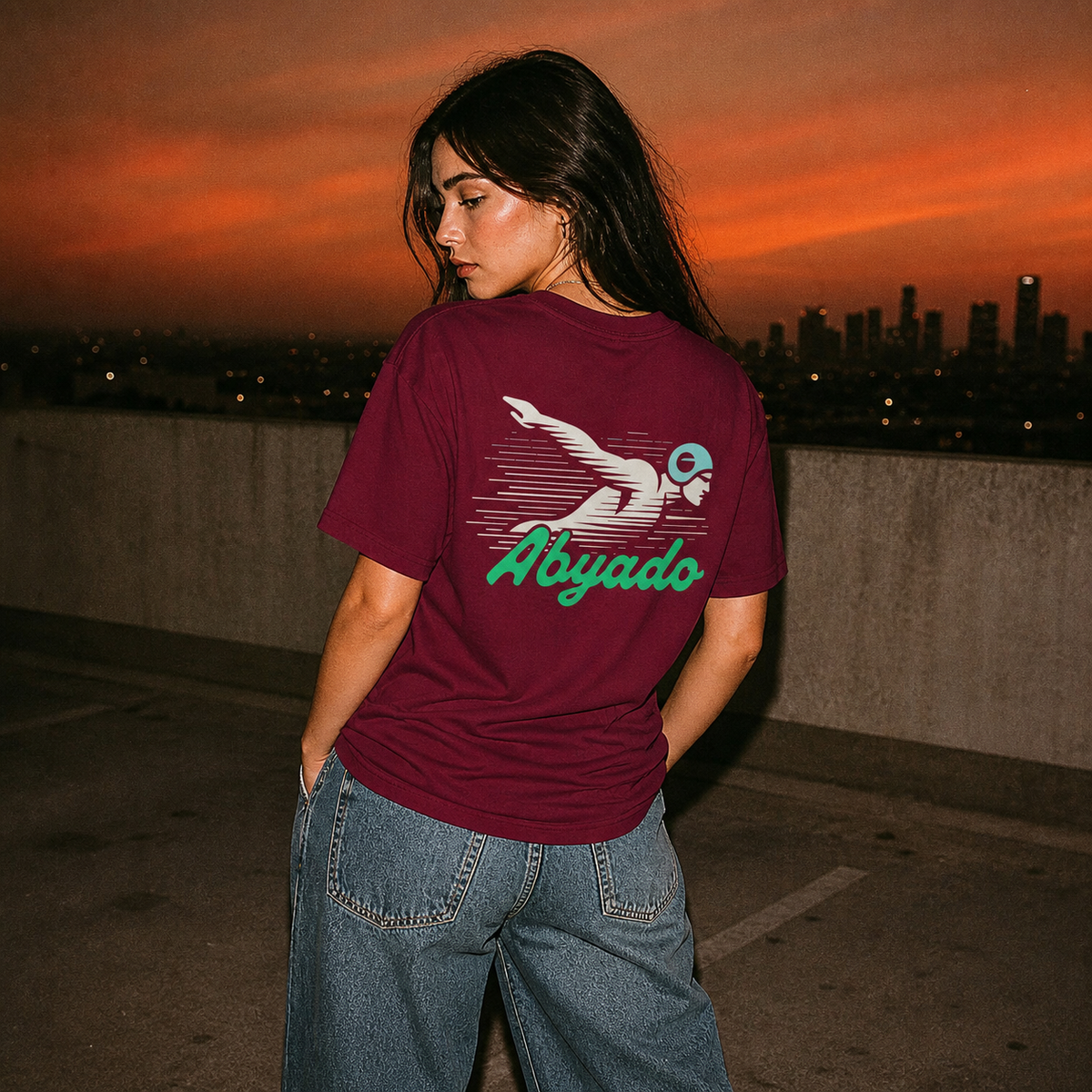 lifestyle | FTW Tee Maroon — back graphic