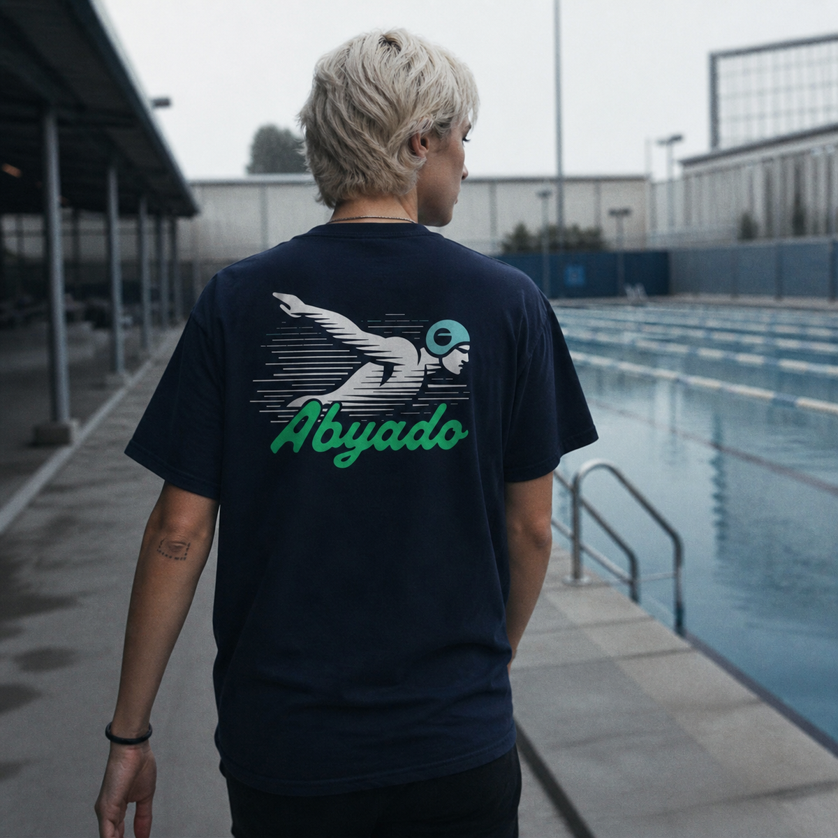 lifestyle | FTW Tee Navy — back graphic