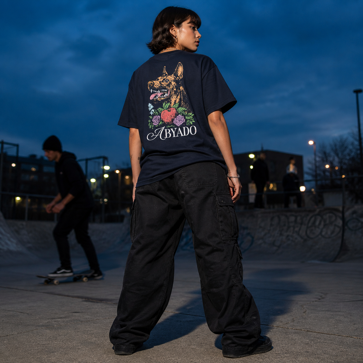 Guard Tee lifestyle — Ice Grey