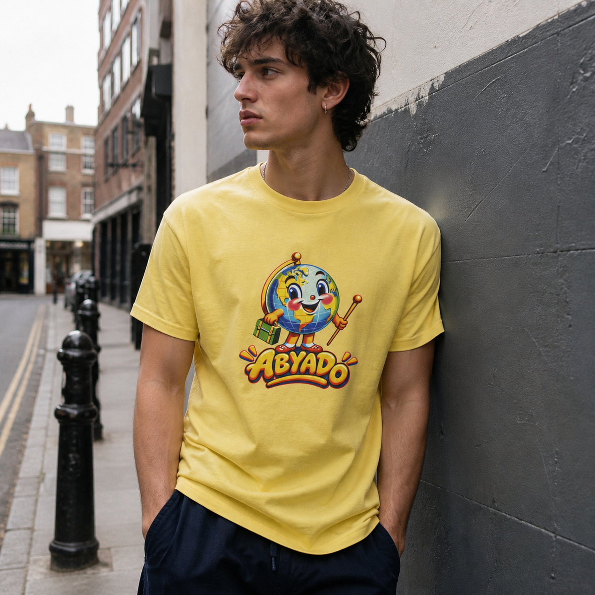Naive Tee lifestyle — Yellow Haze