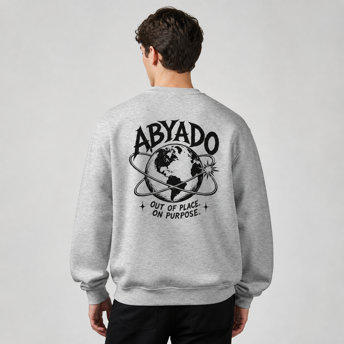 Out Of Place sweatshirt Athletic Heather back lifestyle