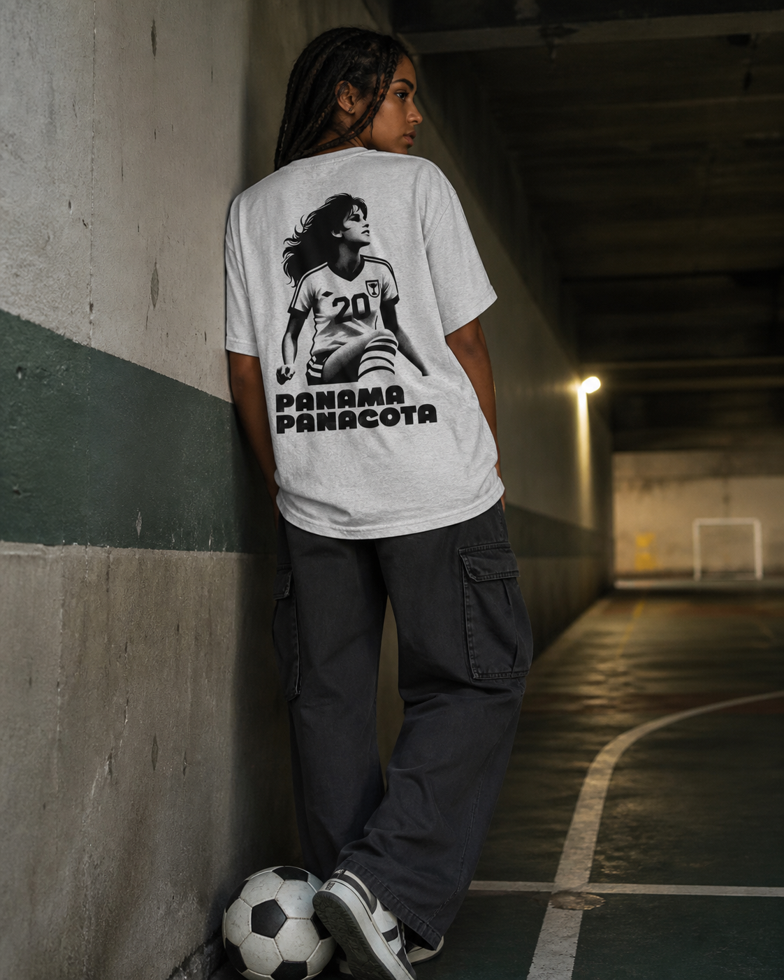 Panama Panacota Tee lifestyle — Ash