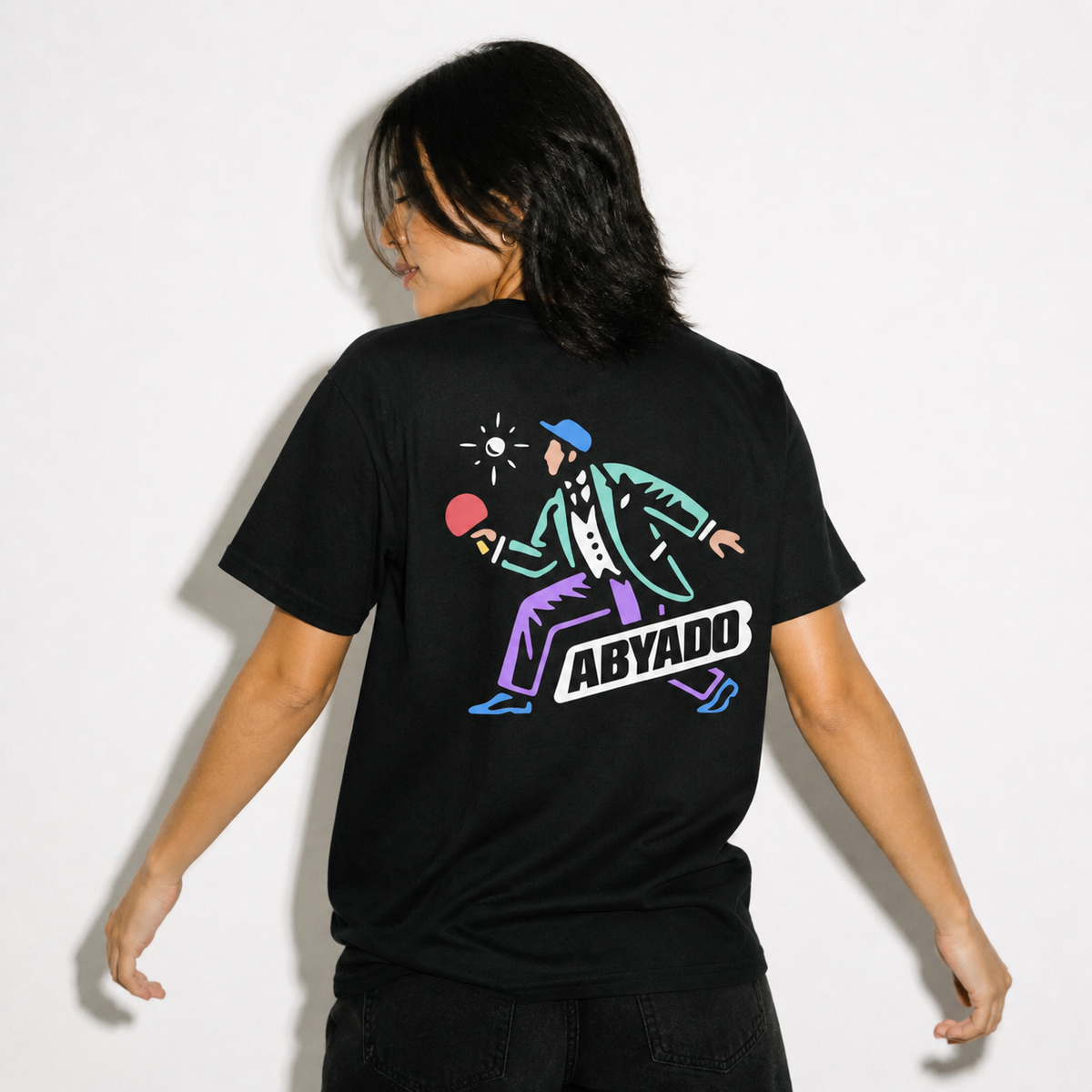 Ping Tee lifestyle 2 — back graphic — 1:1