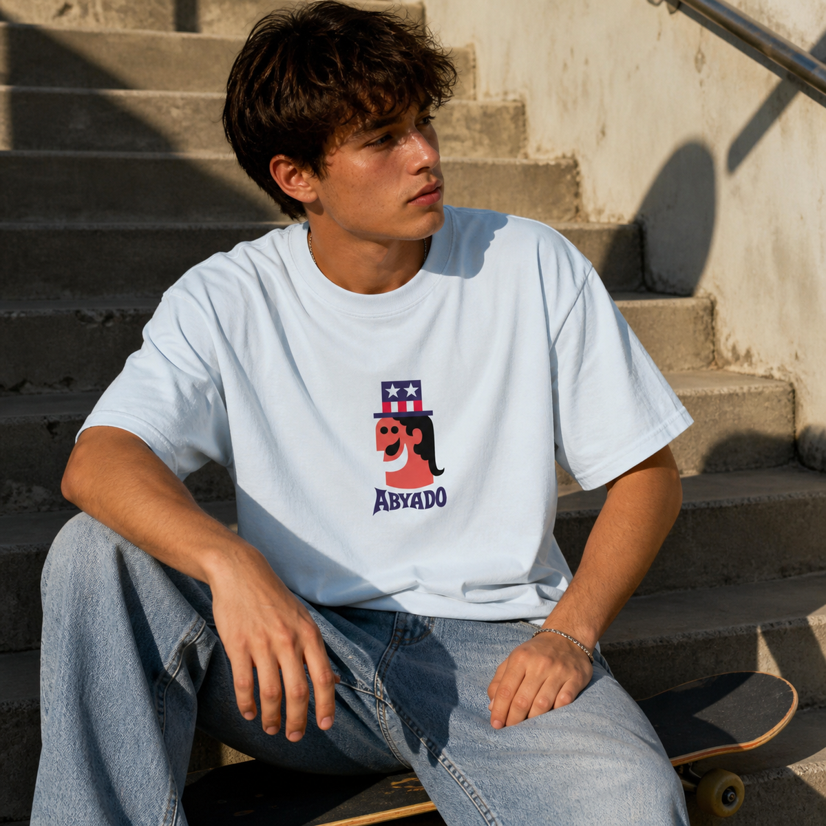 Royaltee Tee lifestyle — Light Blue